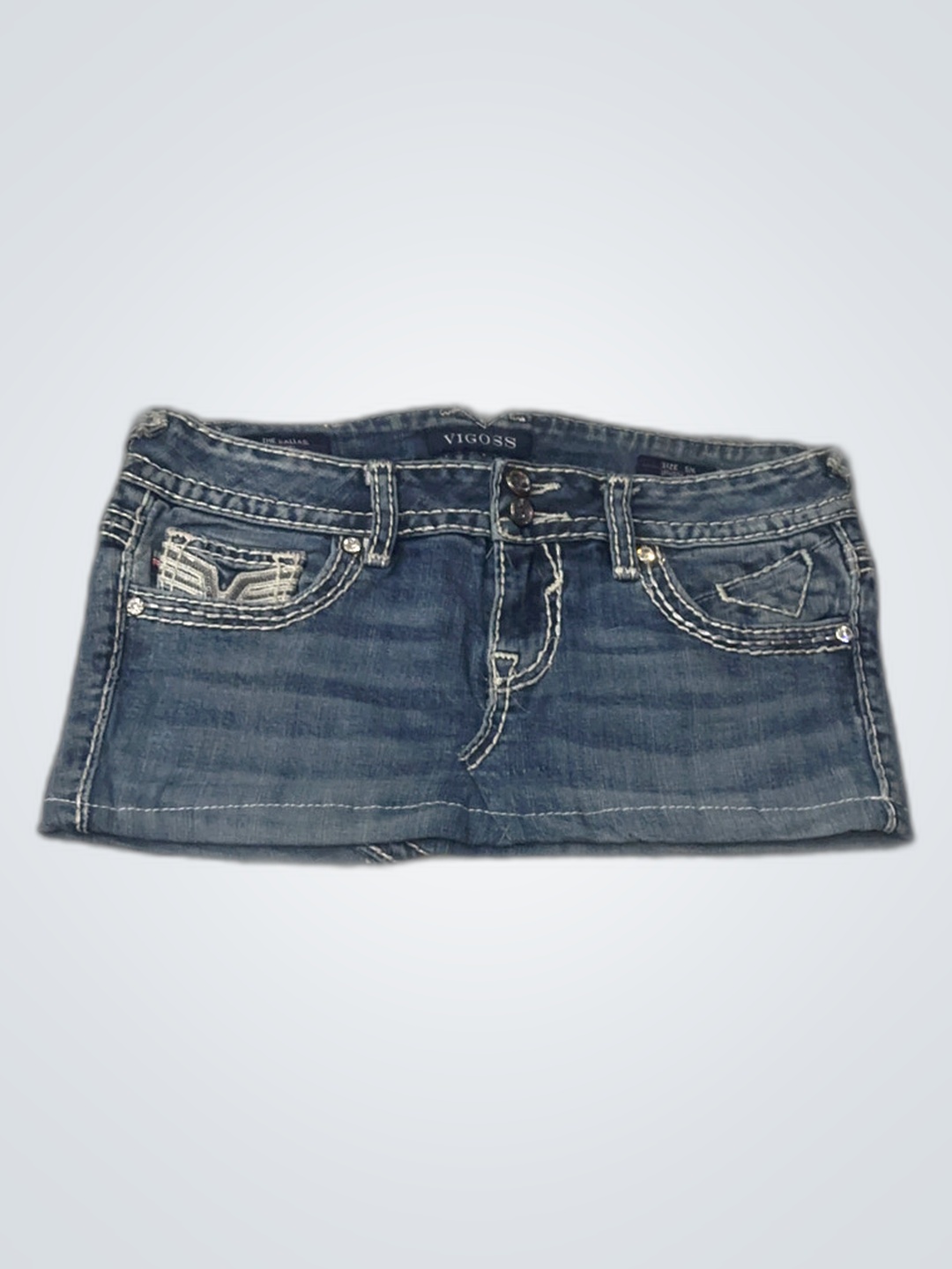 Vigoss Denim Mini Skirt