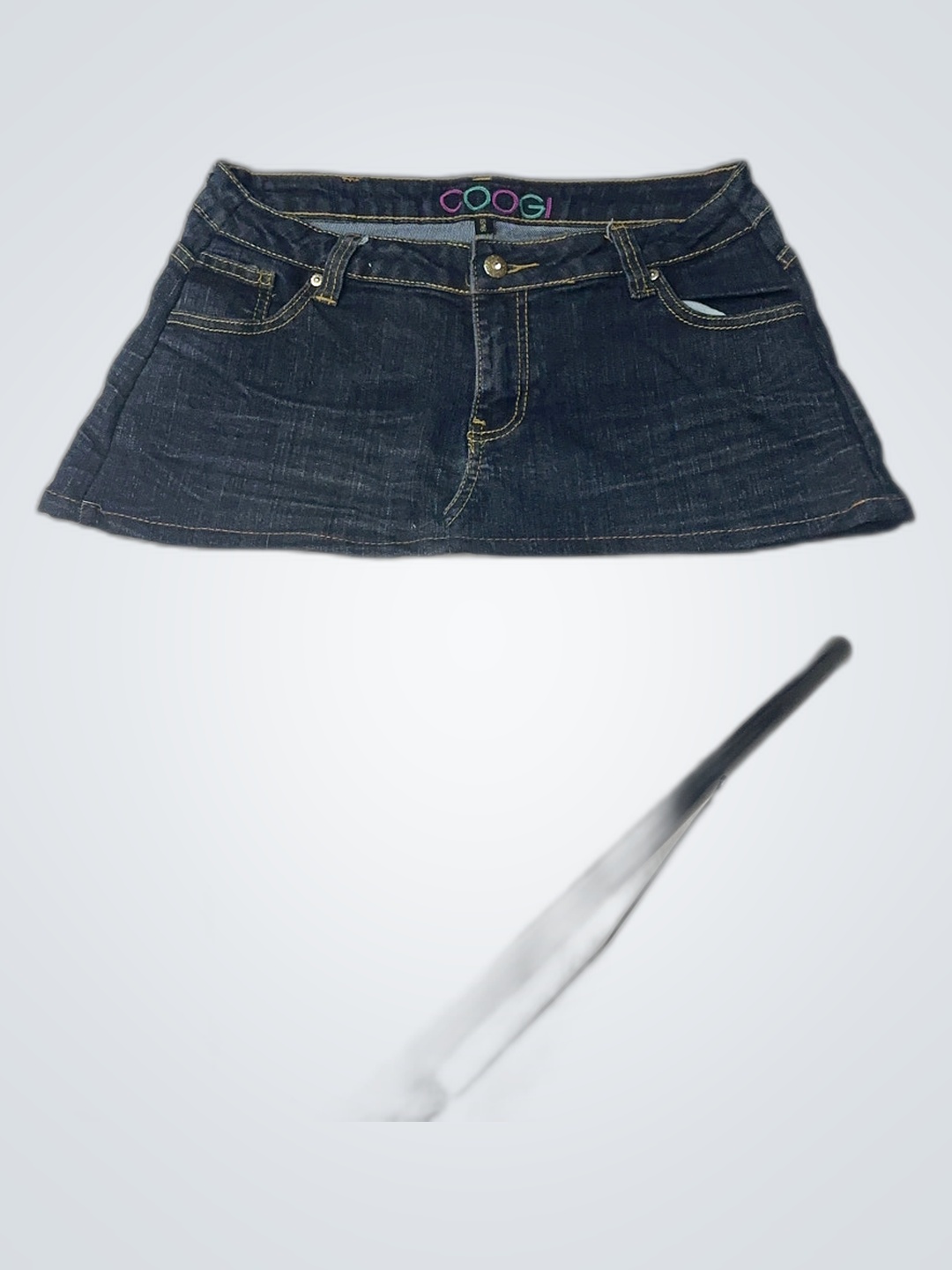 Coogi Denim Mini Skirt