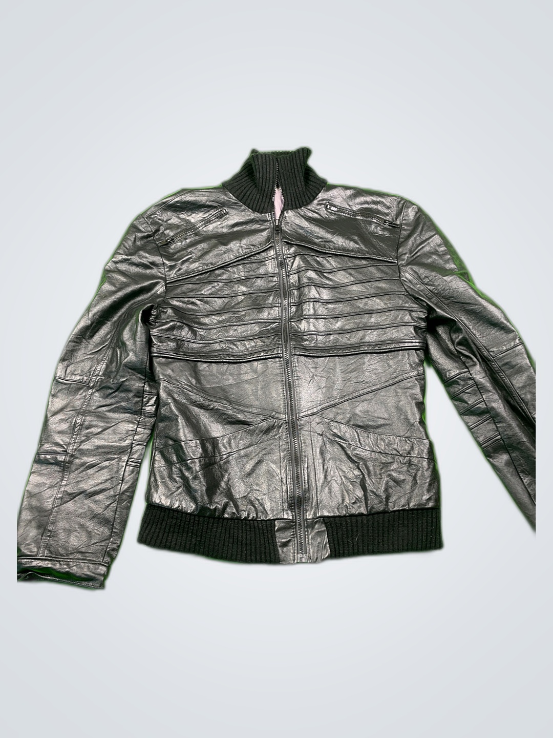 Unbranded Black Leather Jacket