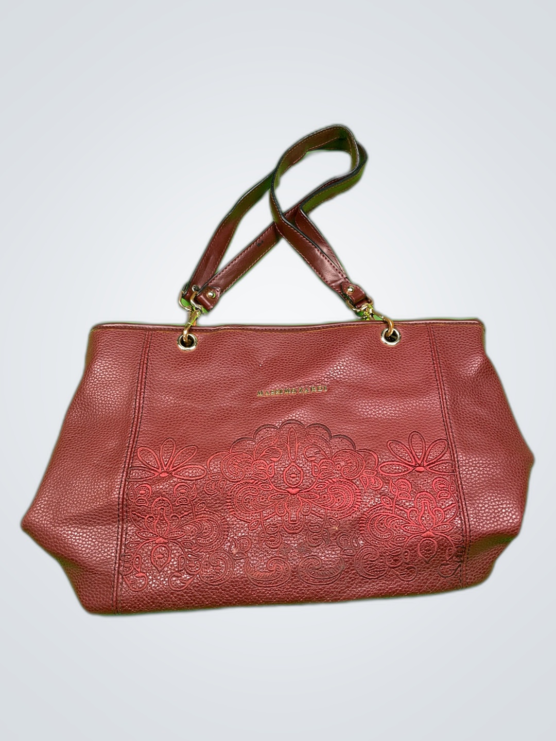 Red Leather Handbag