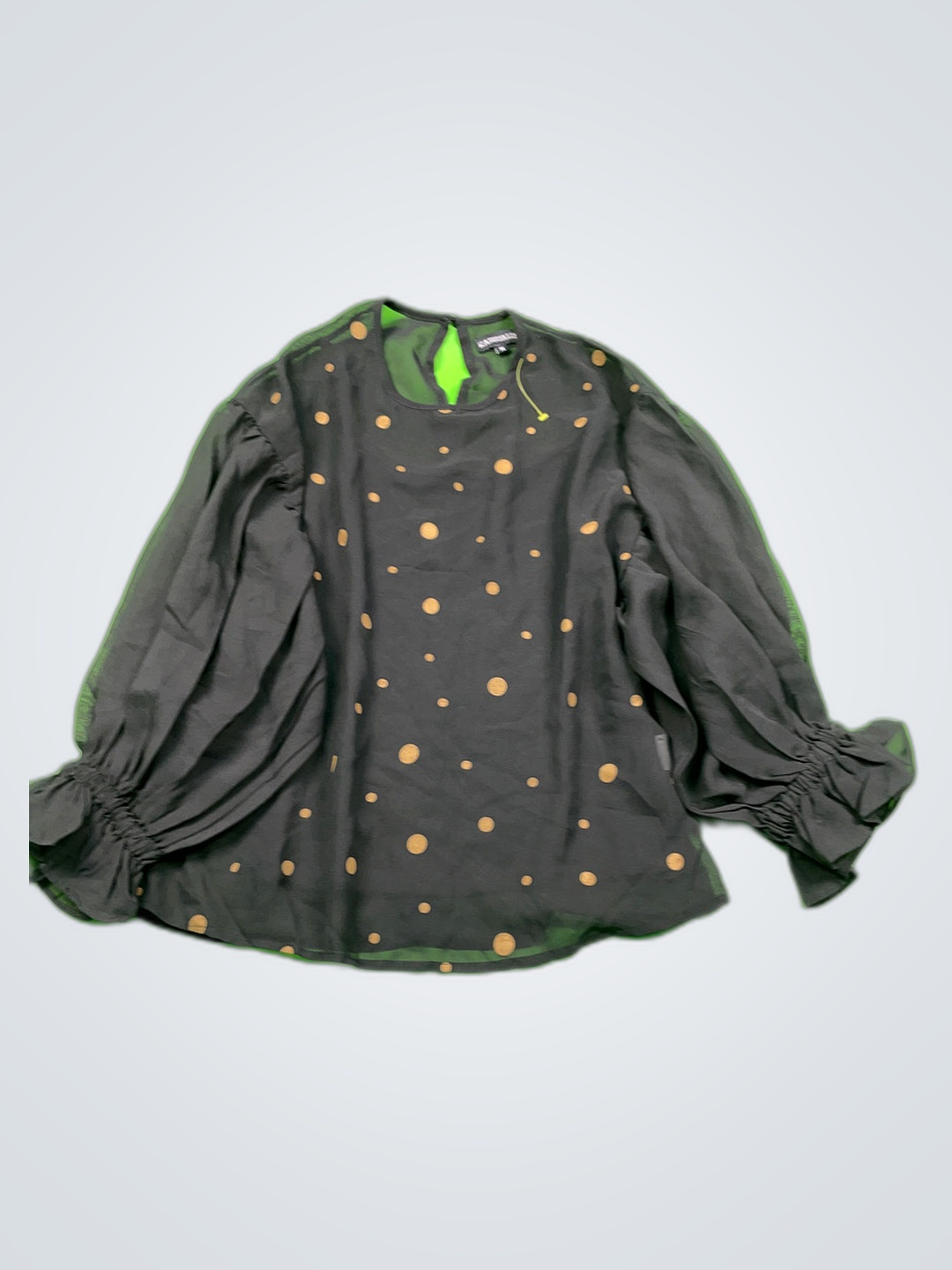 Blusa transparente impresa KAS