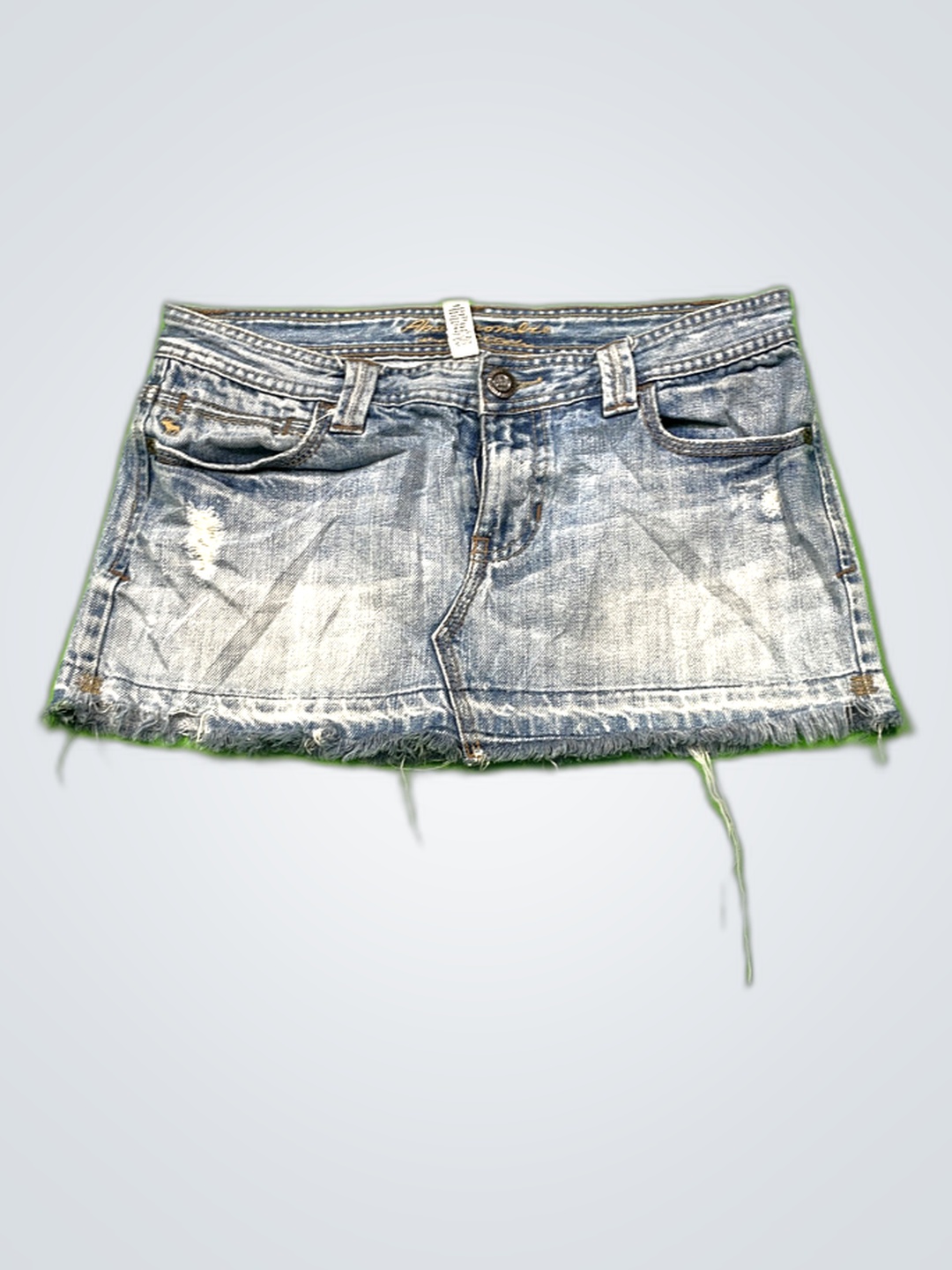 Falda Mini de Mezclilla Abercrombie & Fitch