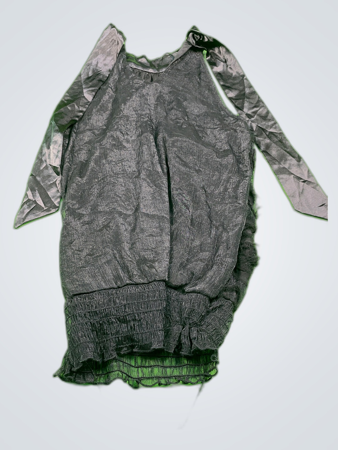 Black Ruffled Party Dress