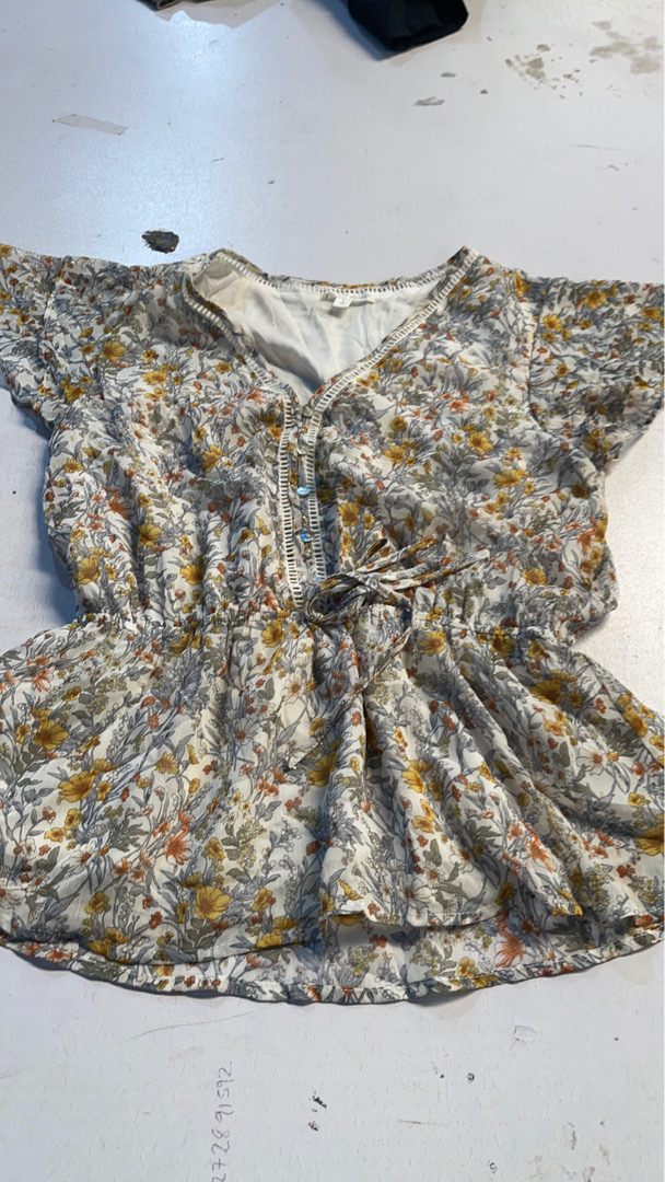 Blusa de estampado floral