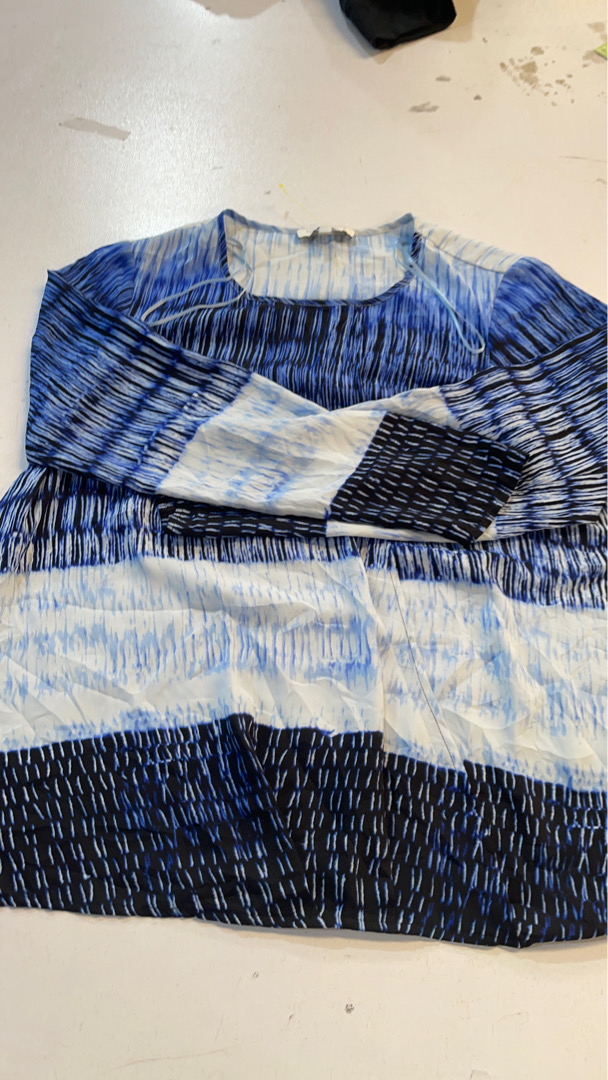 Blusa Azul y Blanca Chaus New York