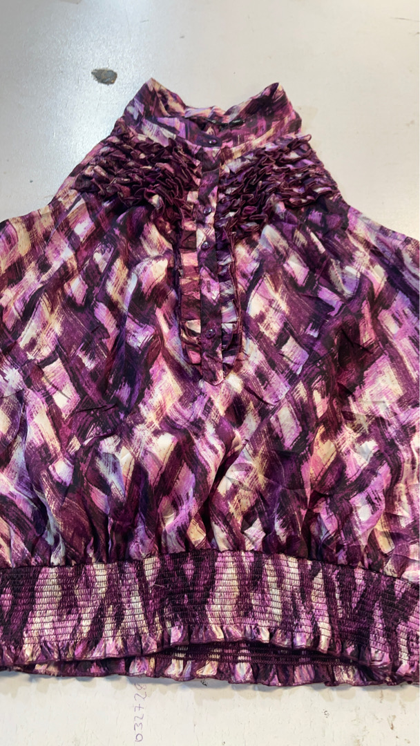 Blusa de patrón morado Essentials by Milano