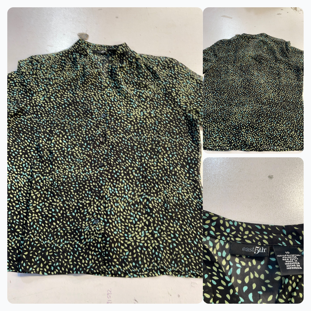 Camisa de botones estampada East 5th