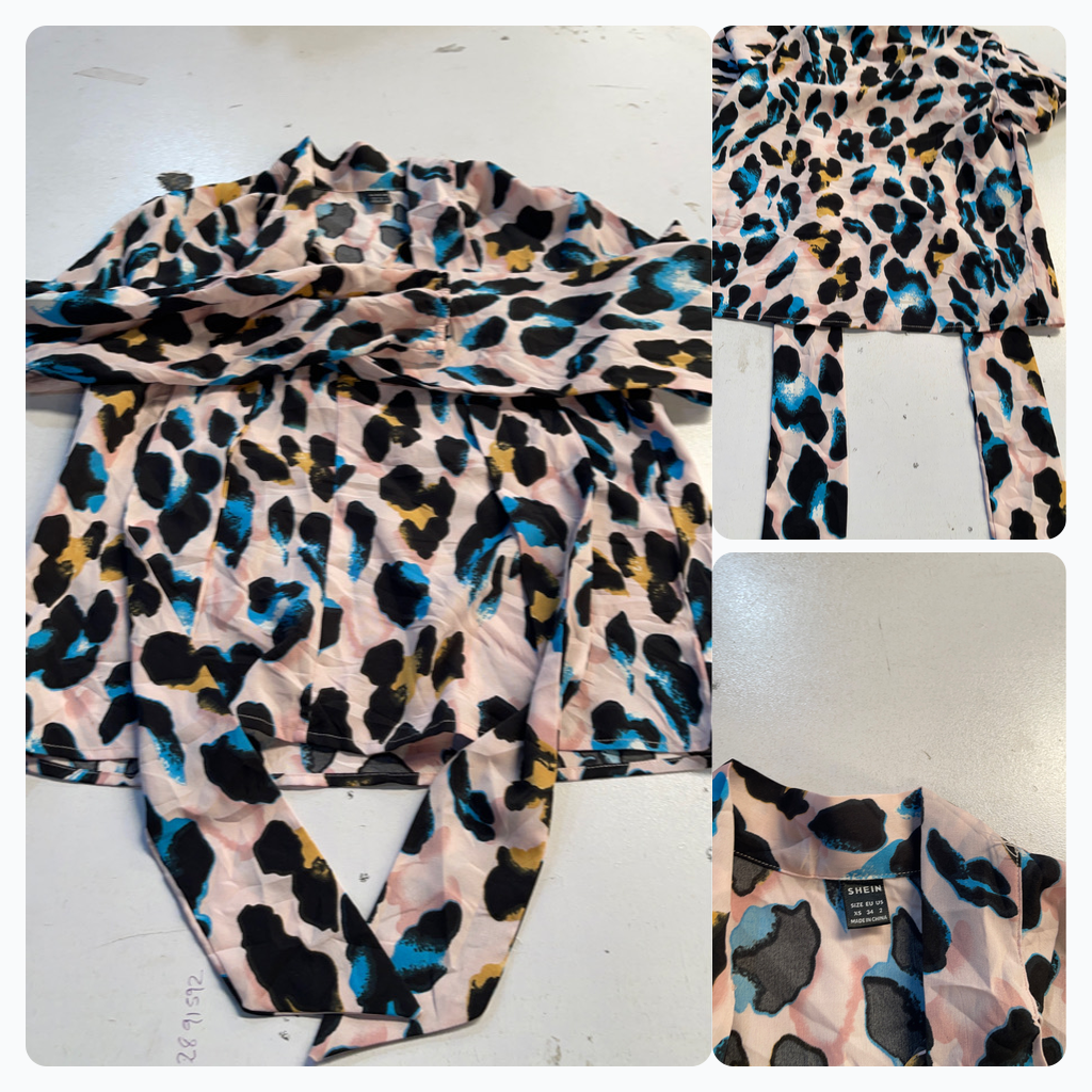 Blusa de estampado de animal