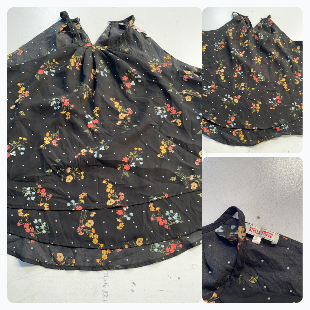 Top de Estampado Floral Stella Tweed