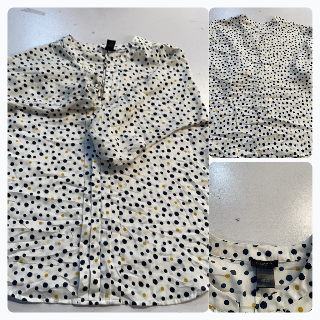 Blusa de lunares Ann Taylor