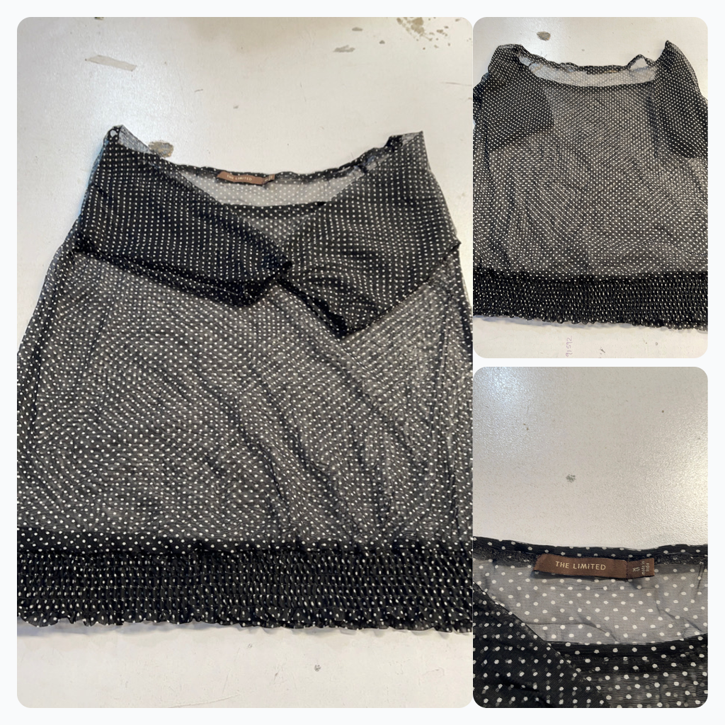 La falda mini de lunares de The Limited