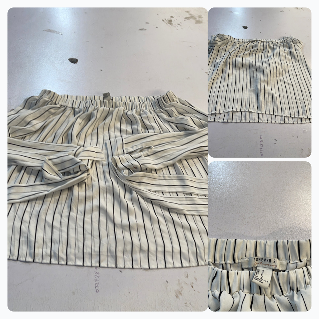 Forever 21 Striped Off-the-Shoulder Top