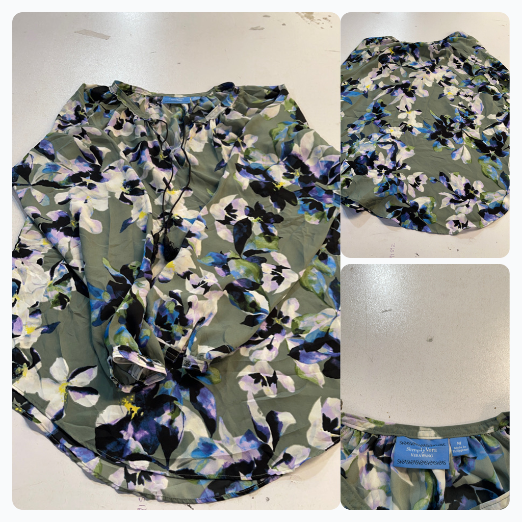 Simply Vera Vera Wang Floral Blouse