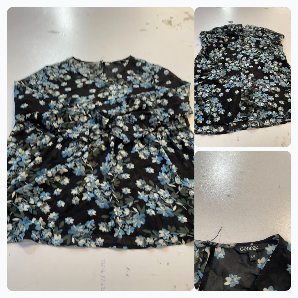 Bluse mit floralem Print