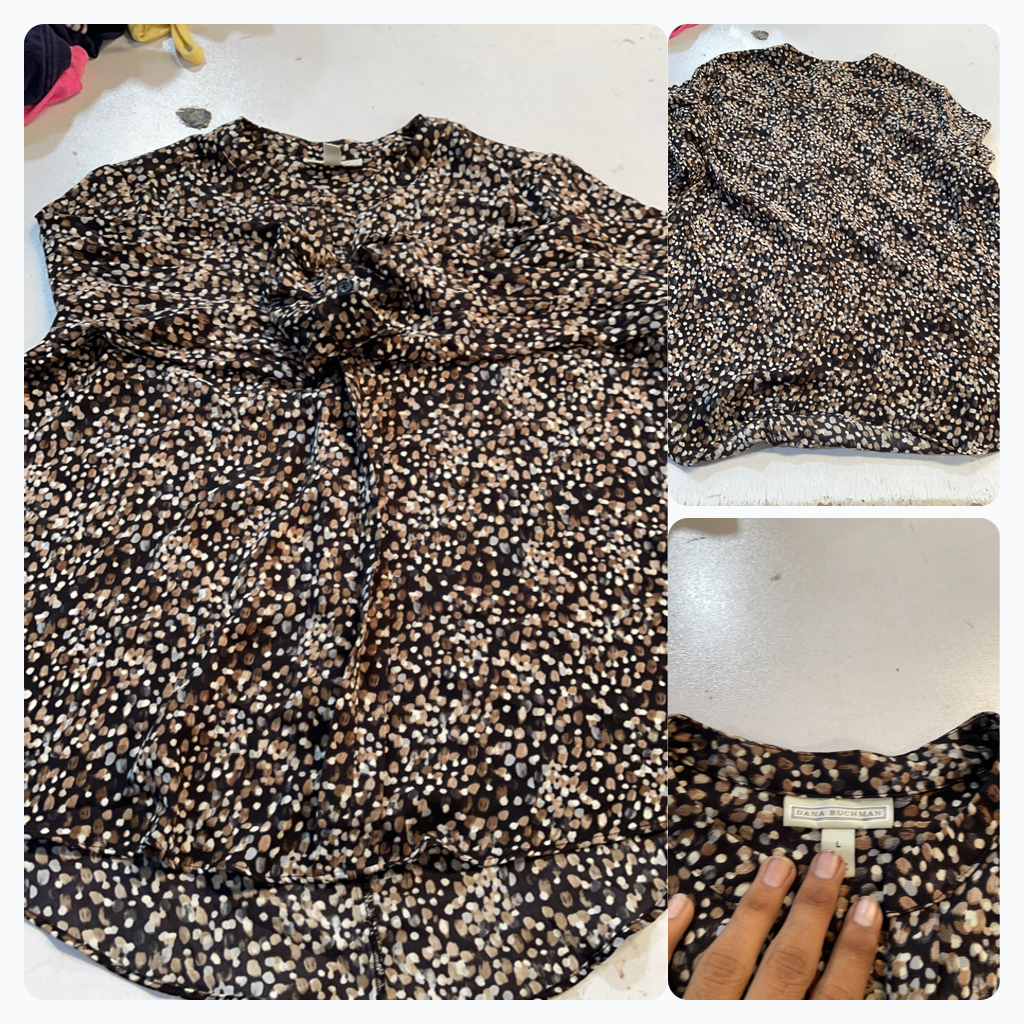 Dana Buchman Printed Blouse