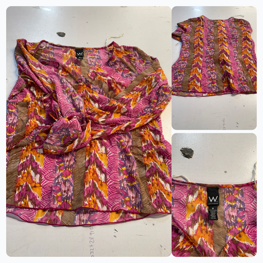 Women's Blouse with Abstract Print