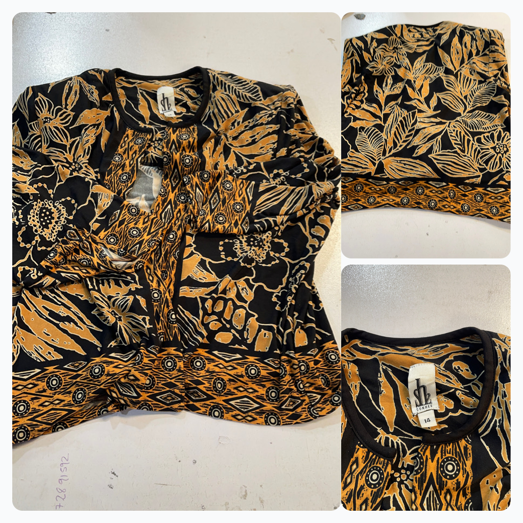 Floral Print Long Sleeve Top