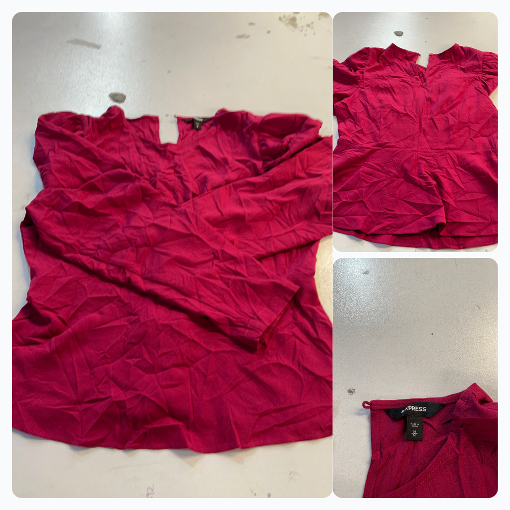 Express Pink Langarmbluse