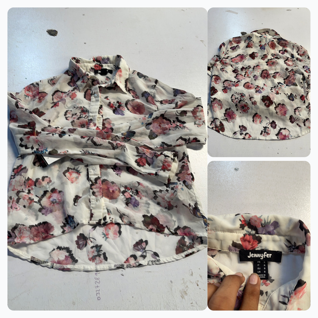 Camisa de botones floral Jennyfer