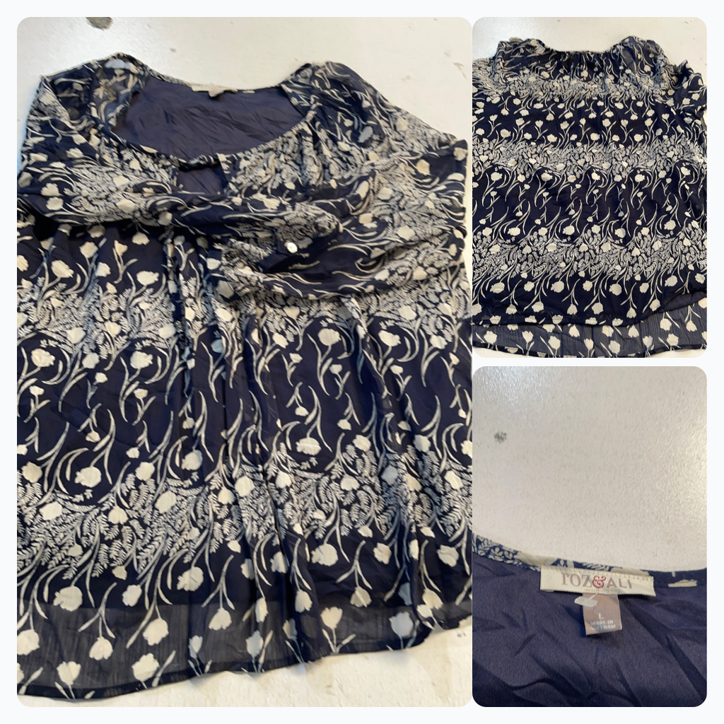 Blouse à imprimé floral