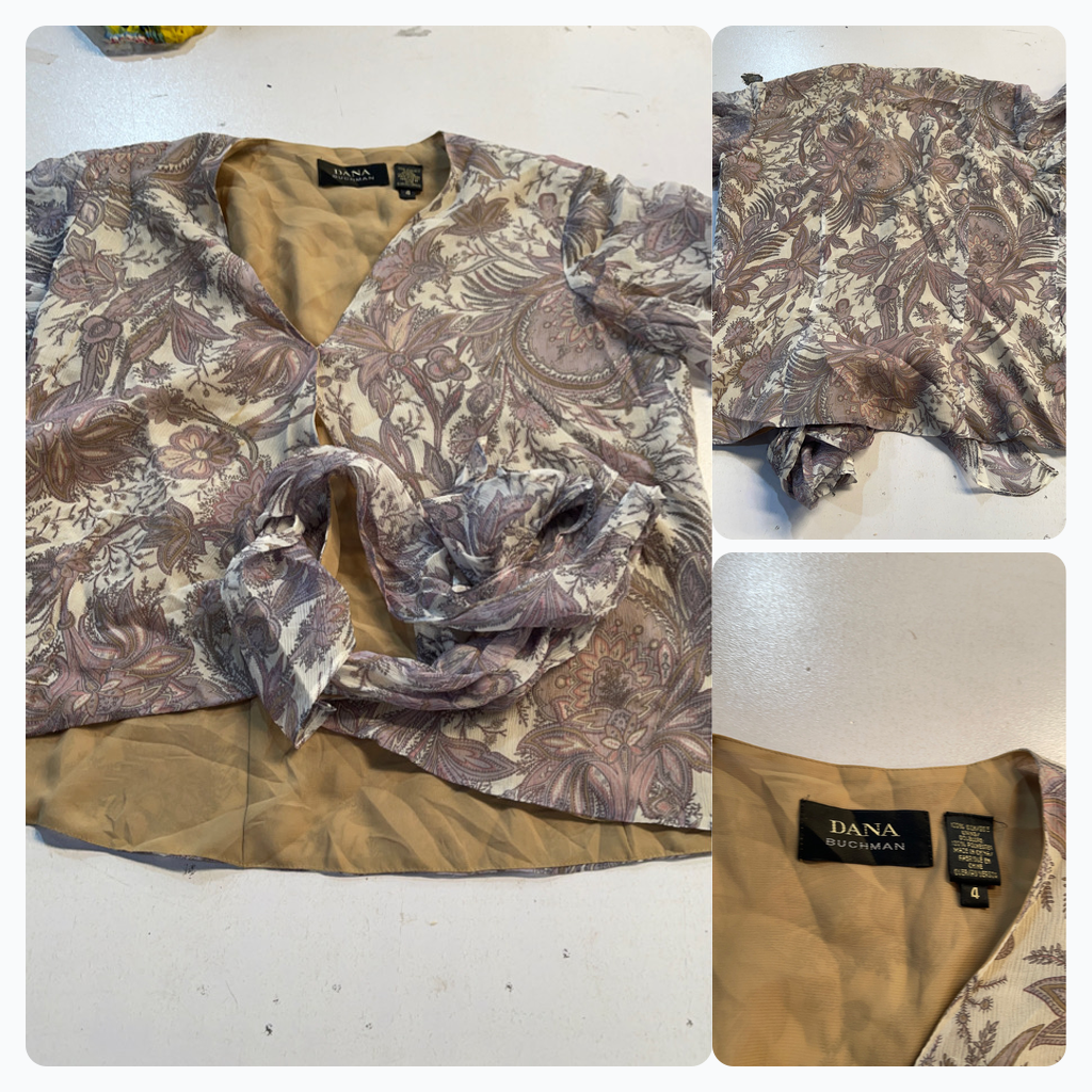 Dana Buchman Blusa Floral
