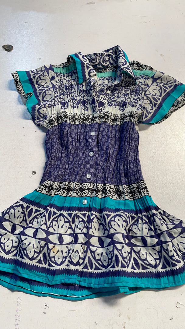 Patterned Mini Dress