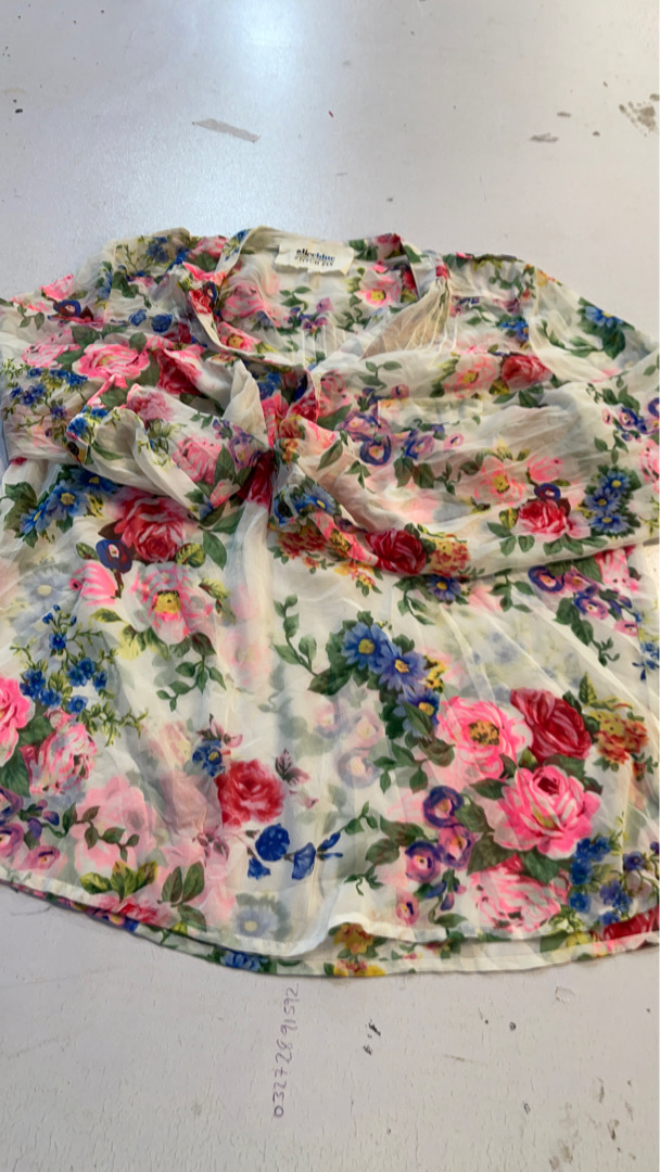 Blusa Floral Alice Blue