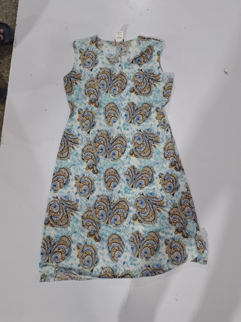 Kim & Co Paisley Print Sleeveless Dress