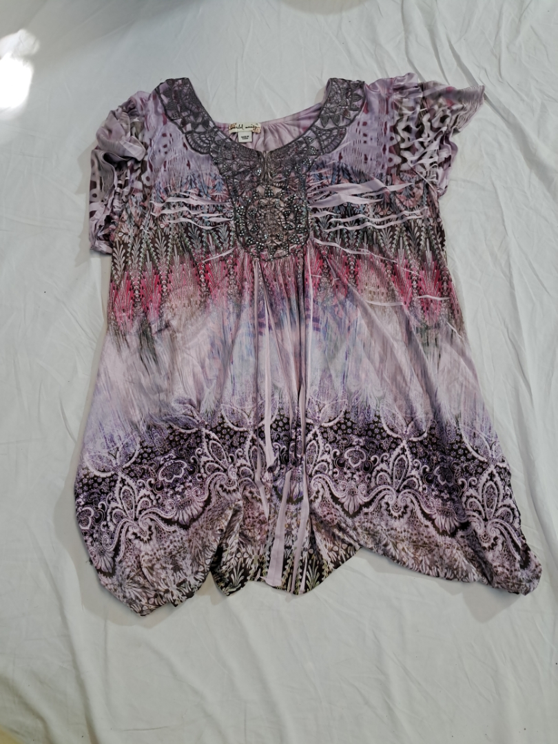 World Unity Printed Blouse
