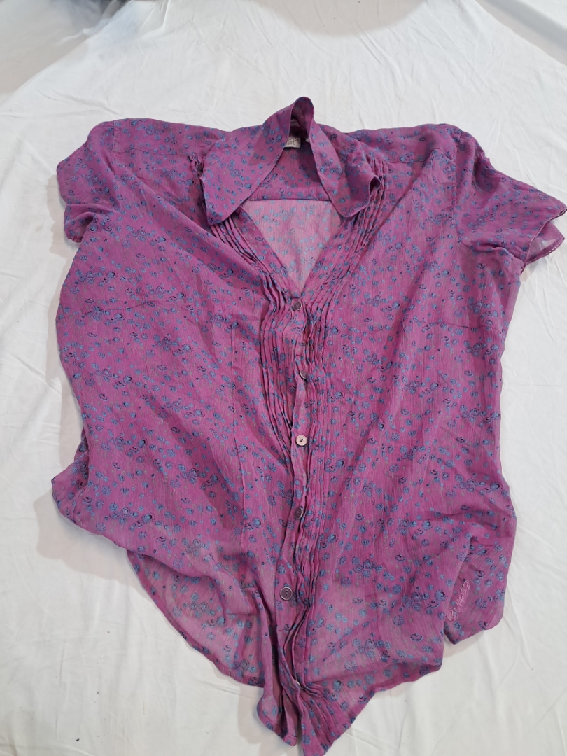 Esprit Floral Print Button-Up Blouse