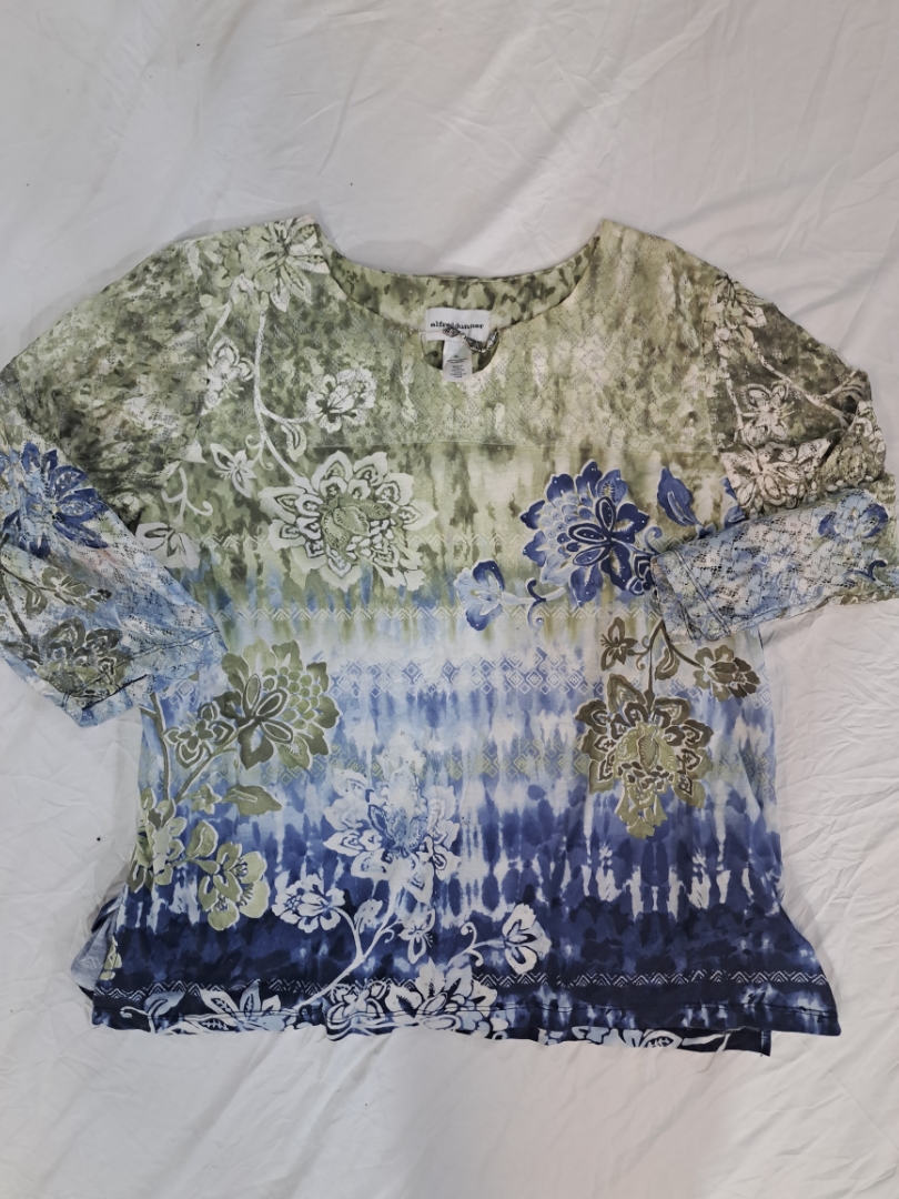 Alfred Dunner Floral Print Top