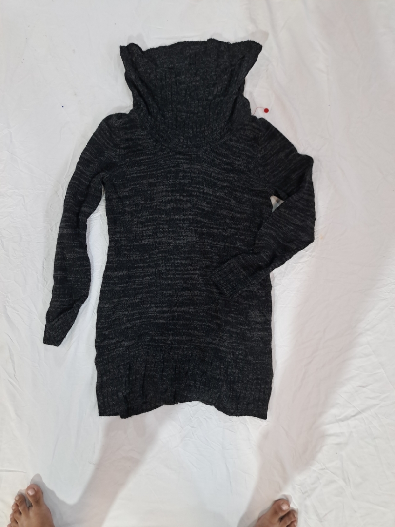AB Studio Turtleneck Sweater Dress