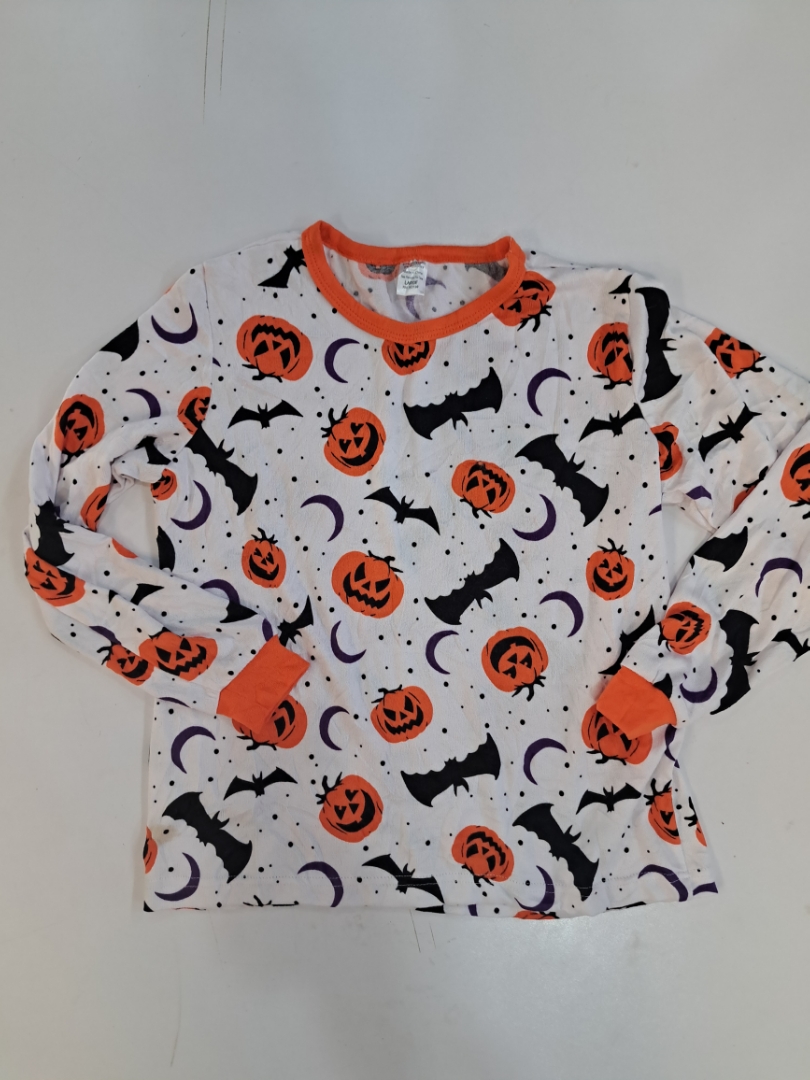 Halloween Print Long Sleeve T-shirt