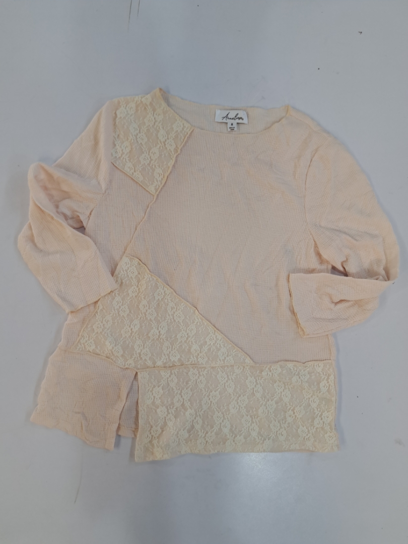 Anneliese Long Sleeve Top with Lace Detail