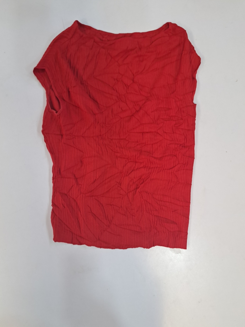 Red Textured Top