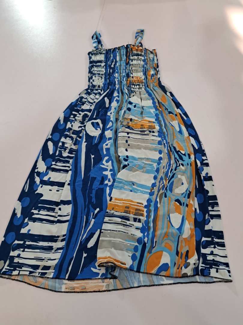 Abstract Print Dress