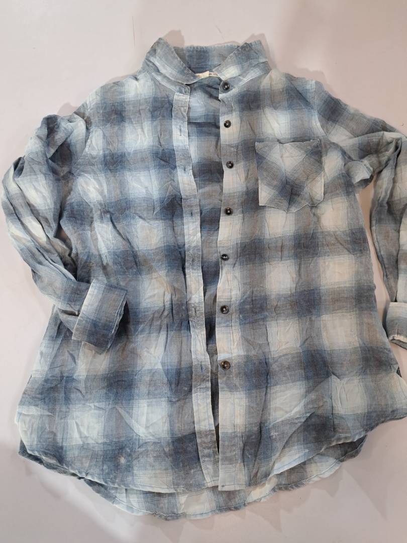 Vanilla Star Plaid Button-Up Shirt