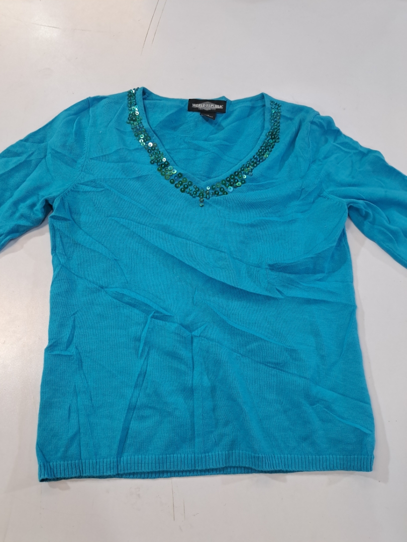 World Republic Clothing Co. Beaded V-Nec..
