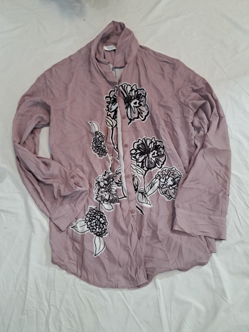 Women's Floral Button-Up Shirt