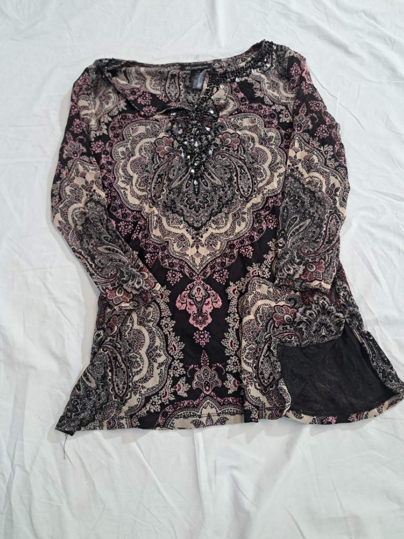INC International Concepts Paisley Embel..