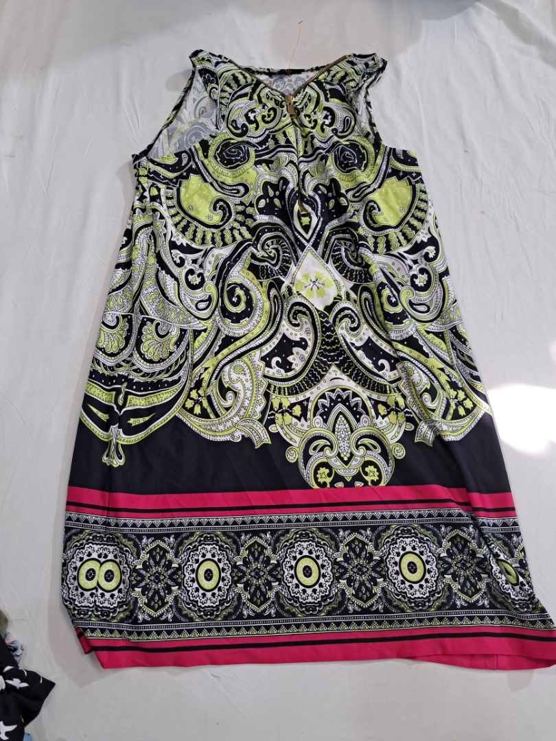 MSK Paisley Print Sleeveless Dress