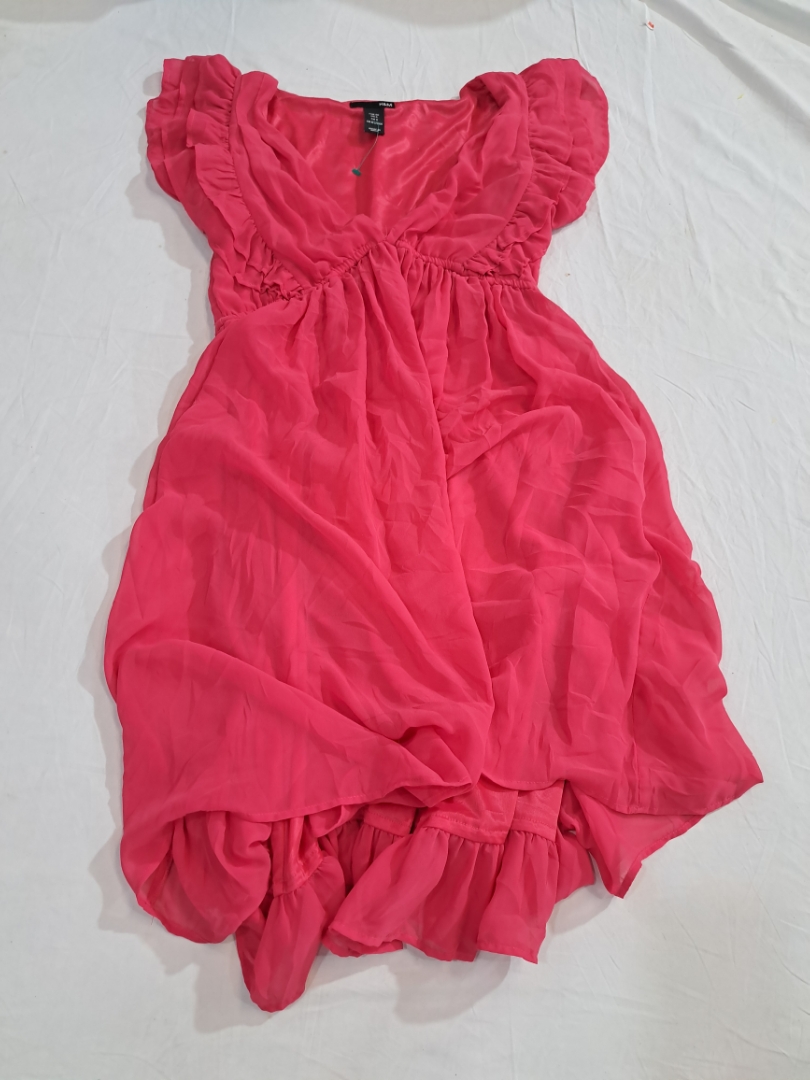 H&M Abito Rosa con Volant