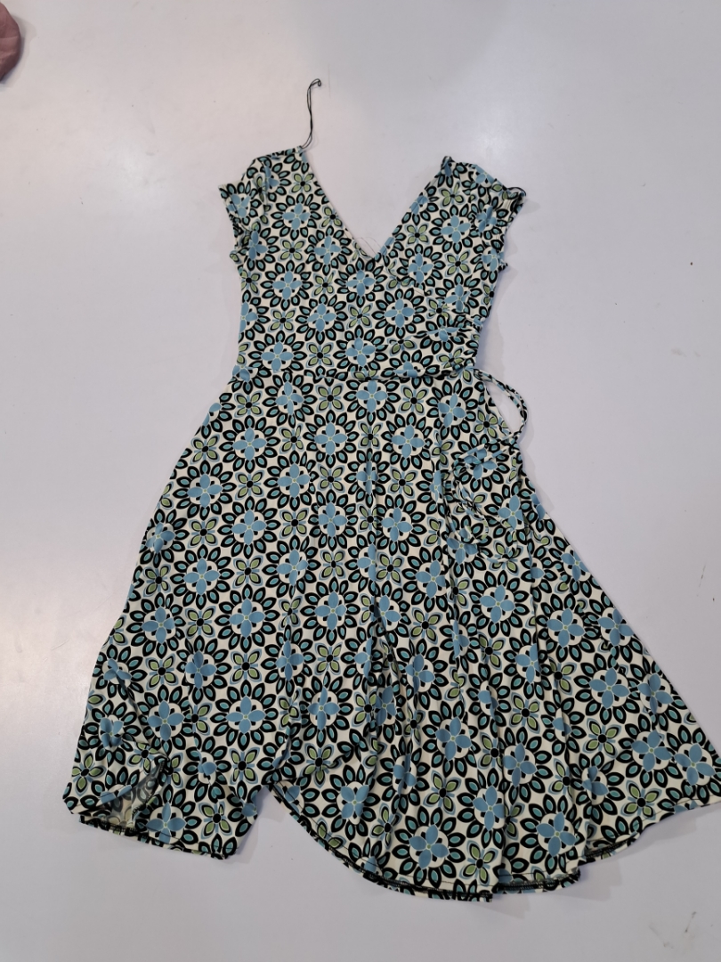 Floral Print Wrap Dress