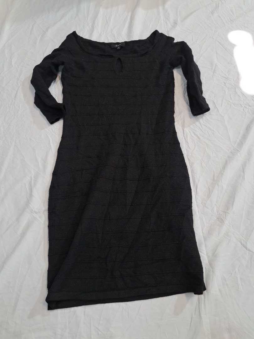 Express Black Knit Dress