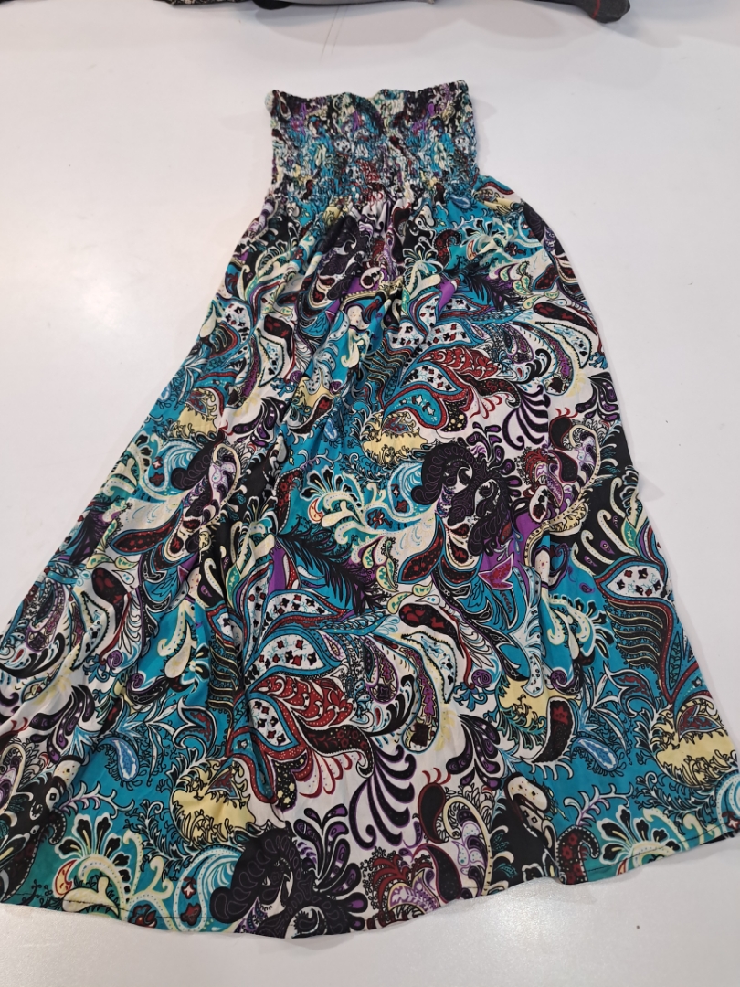 Paisley Print Maxi Dress