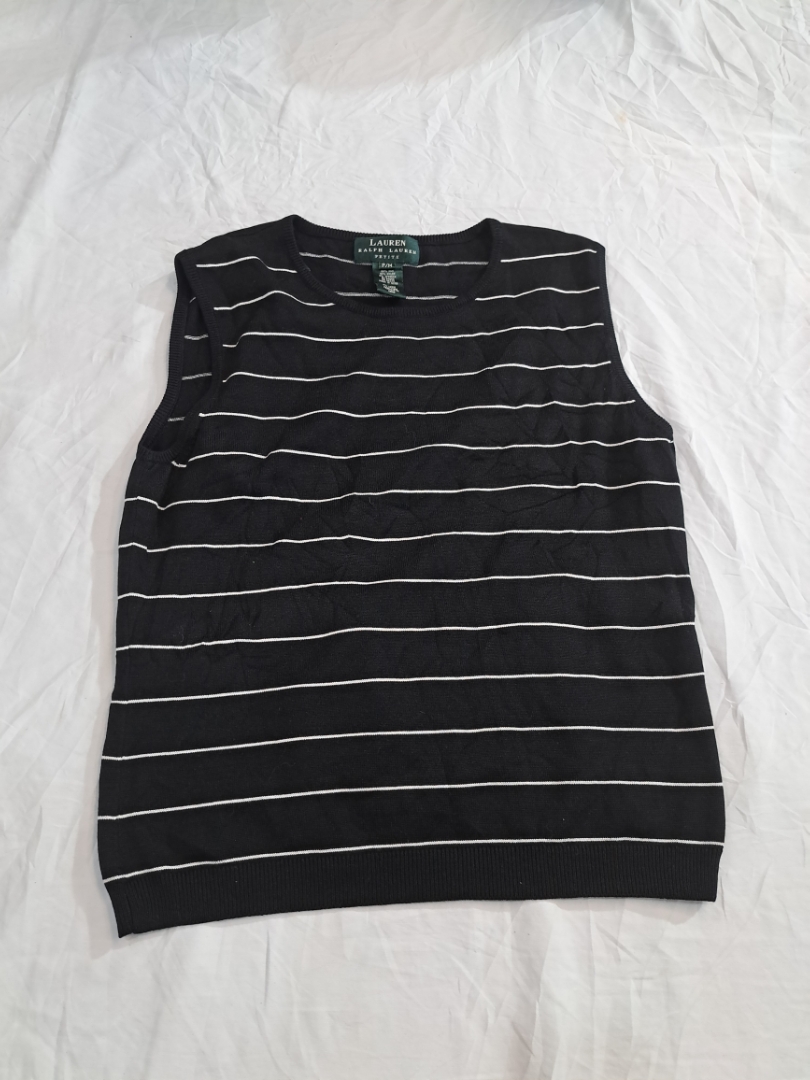 Ralph Lauren Gestreifter Strick-Weste