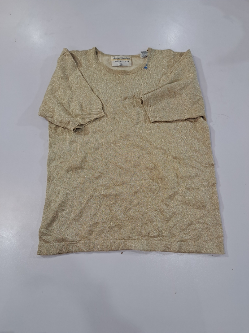 Marisa Christina Collection Metallic Knit Top