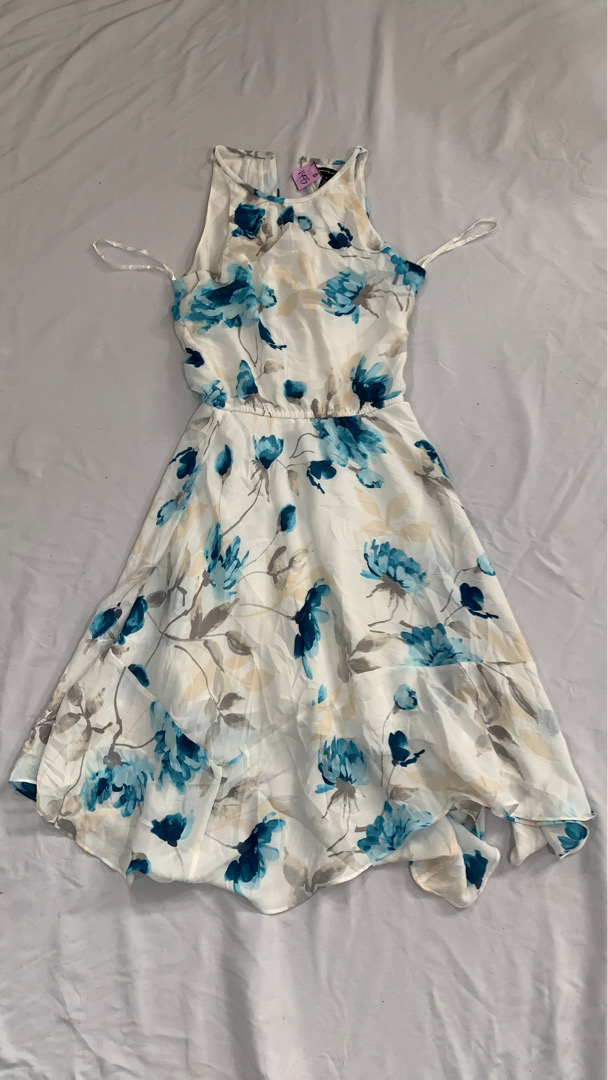 Floral Print Halter Dress