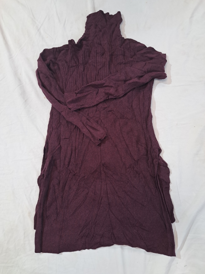 Belle Sky Ribbed Turtleneck Knitwear