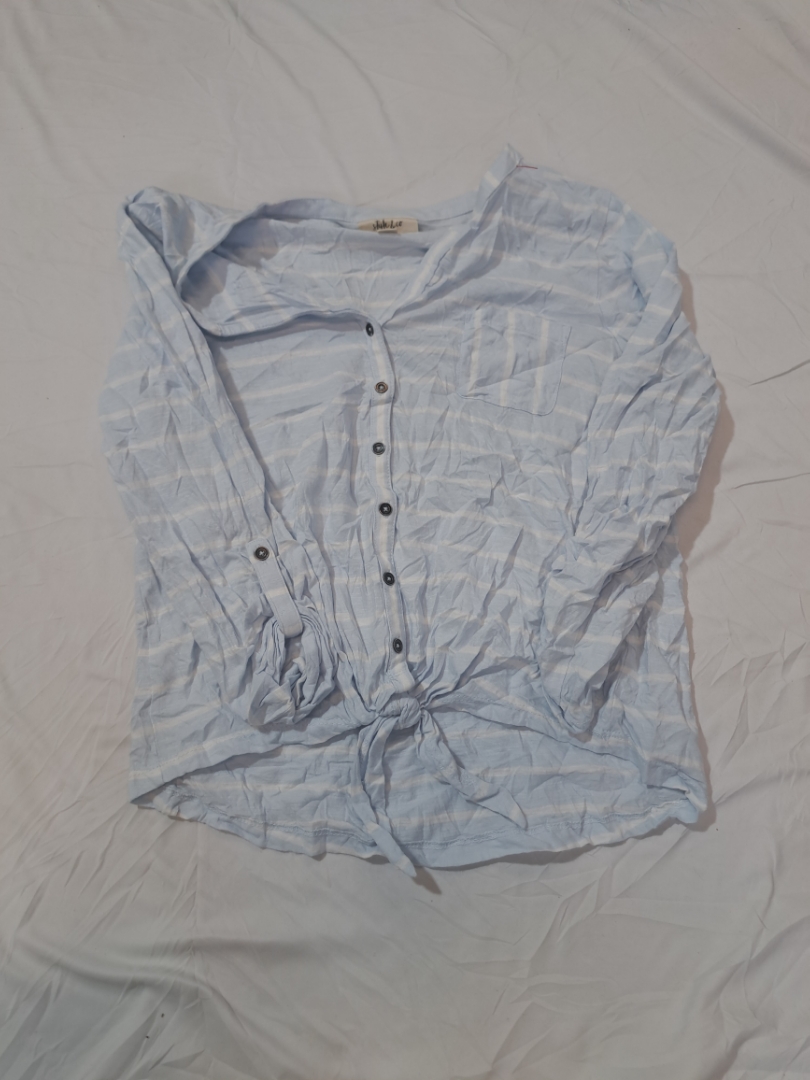 Style & Co. Striped Button-Up Shirt